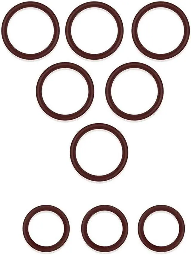 Alt view image 4 of 5 - Yassdwbn 8Pcs/Set Fuel Injection Pump Rebuild O-Ring Kit Fit For Kubota D902 D722 D905