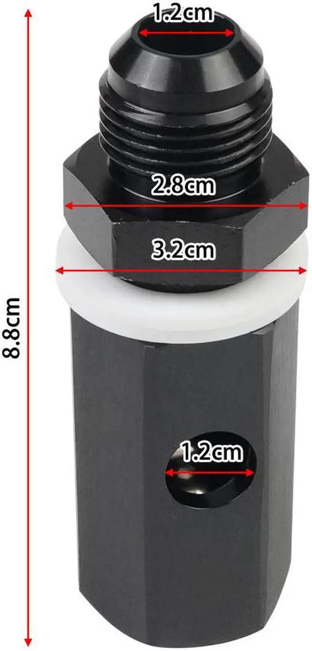 Alt view image 2 of 5 - Yassdwbn High Quality 10AN Male Fuel Cell Tank Vent Valve Prevent Fuel Leakage