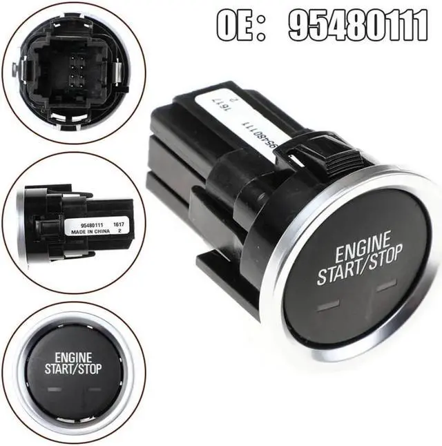 Alt view image 5 of 5 - Paiying 95480111 Ignition Switch Button Fit For Chevrolet Cruze 2011-2016 Saab 9-4X 2011