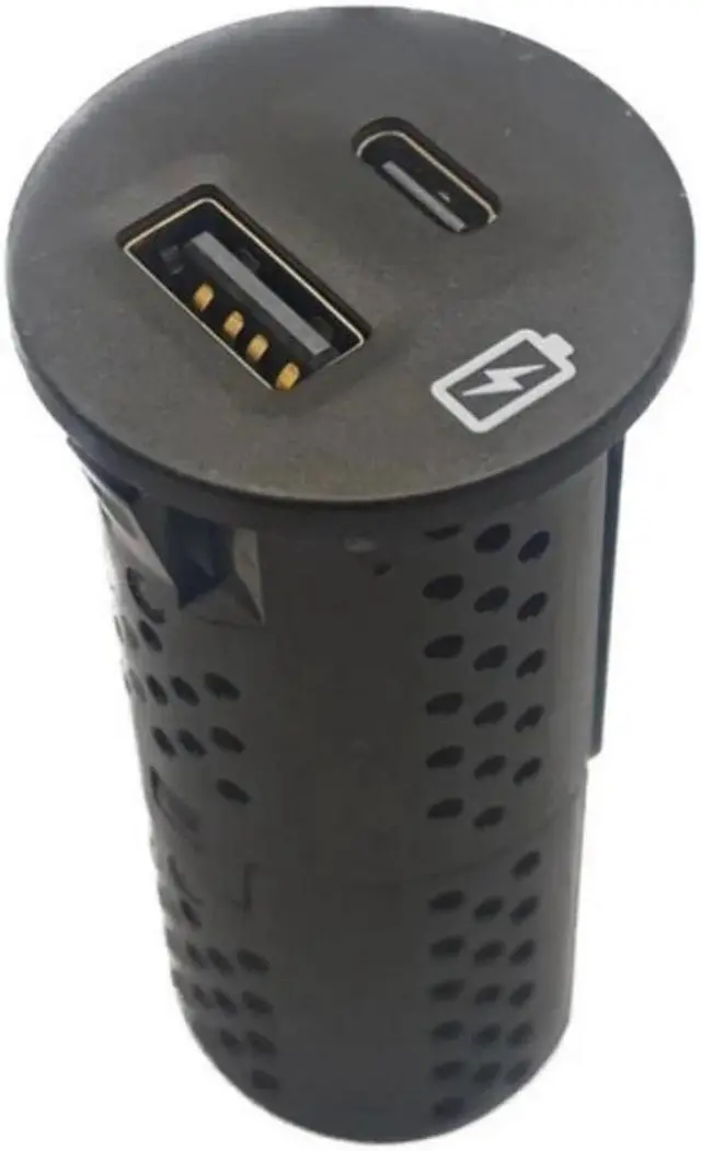 Alt view image 2 of 5 - Yassdwbn Center Console USB Charger Plug Hub Type C LU5T-19J211 For Ford Bronco 2021-2022