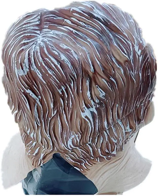 Main image of Yassdwbn Halloween Human Latex Mask Old Man Headgear Cosplay Props