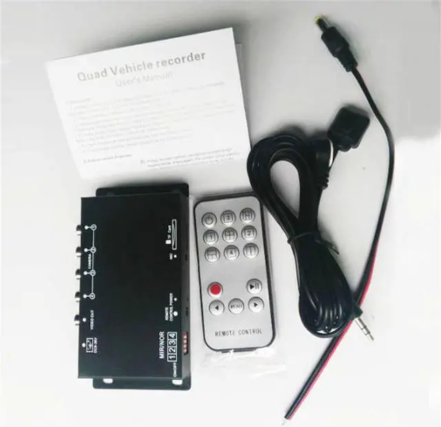 Main image of Yassdwbn 1x Car Vechicle Recorder Parking Camera Split-Screen Image Control Box Converter