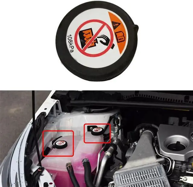 Alt view image 2 of 6 - FYUU Reservoir Tank Cap 16475-28140 For Toyota Avalon Celica Rav4 Ls460 Gs350