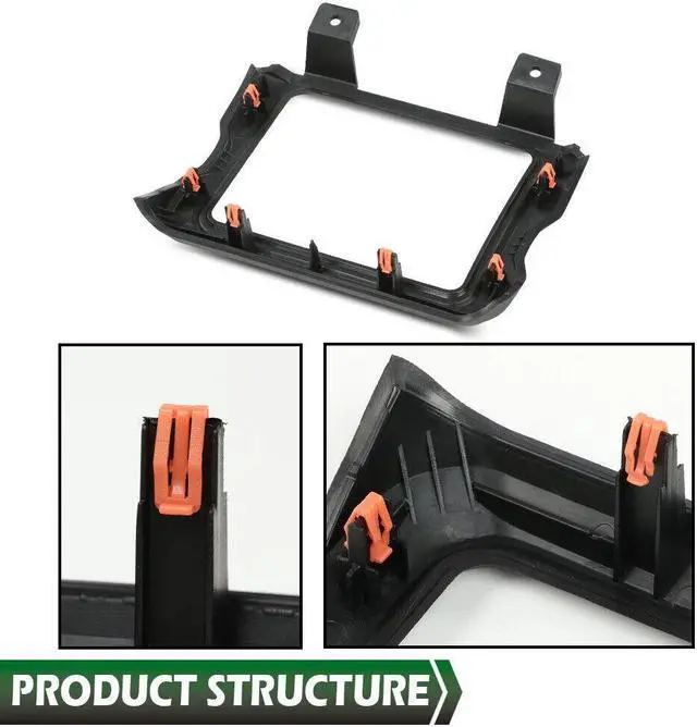Alt view image 3 of 7 - Acaigel 8.4" Radio Trim Bezel Surround For 2018-2024 Jeep Wrangler Jl 6Ab55Tx7Ab