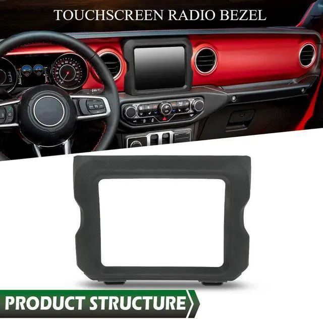 Main image of Acaigel 8.4" Radio Trim Bezel Surround For 2018-2024 Jeep Wrangler Jl 6Ab55Tx7Ab