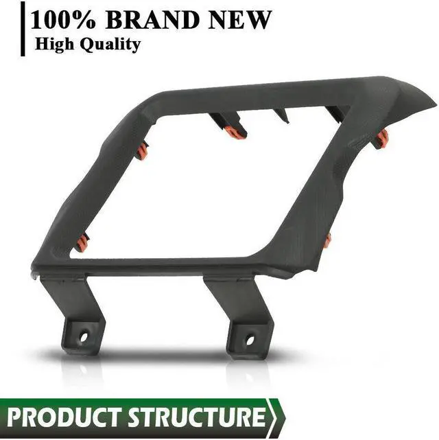 Alt view image 6 of 7 - Acaigel 8.4" Radio Trim Bezel Surround For 2018-2024 Jeep Wrangler Jl 6Ab55Tx7Ab