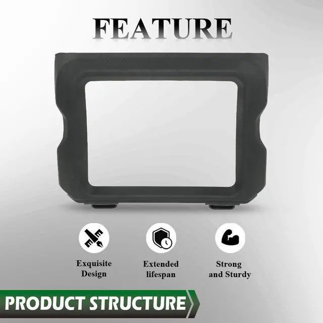Alt view image 7 of 7 - Acaigel 8.4" Radio Trim Bezel Surround For 2018-2024 Jeep Wrangler Jl 6Ab55Tx7Ab