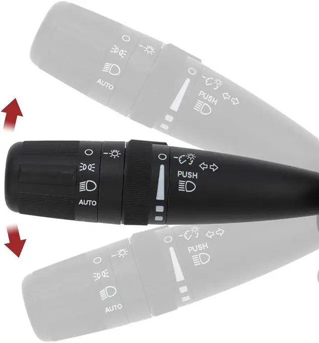 Alt view image 5 of 5 - Paiying Turn Signal Headlight Dimmer Switch with Auto Headlights For Chrysler Dodge Jeep