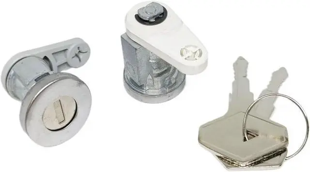 Alt view image 3 of 6 - Yassdwbn Ignition Switch Door Lock Barrel Set Key 7701349790 For Renault Clio I