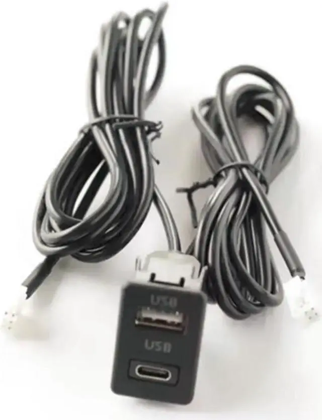 Alt view image 2 of 5 - Paiying Navigation 4Pin 6Pin to USB+TYPE-C Port Panel Interface Extension Cable Adapter