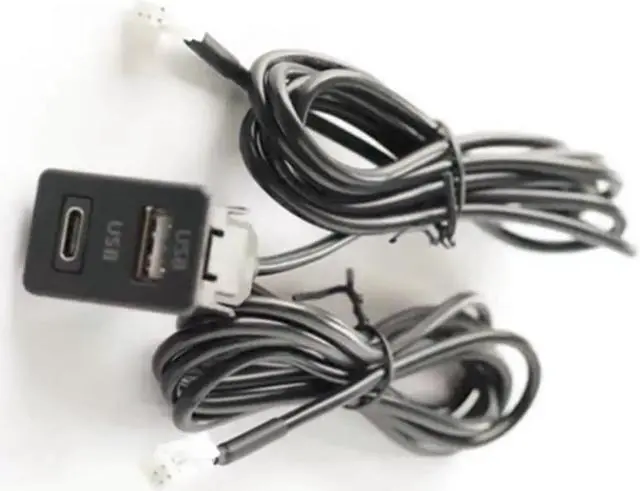 Alt view image 4 of 5 - Paiying Navigation 4Pin 6Pin to USB+TYPE-C Port Panel Interface Extension Cable Adapter