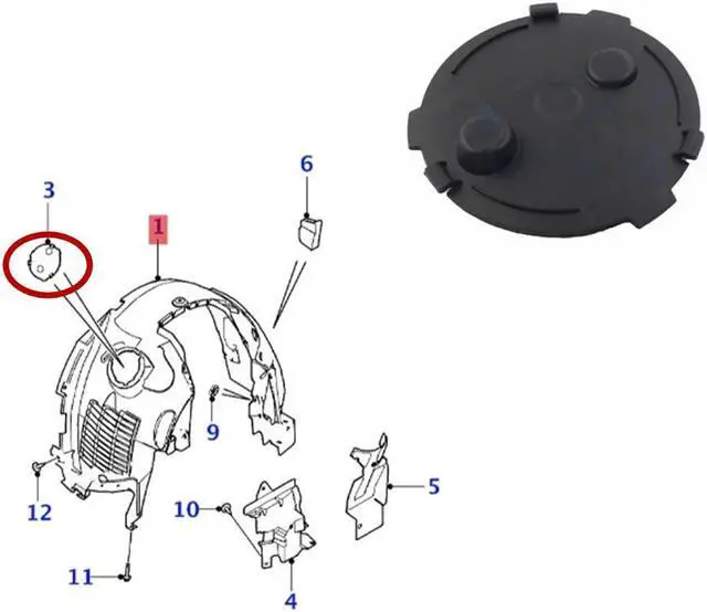 Main image of Yassdwbn Car ABS Wheel Housing Liner Cover For Jaguar F-Pace XEL XFL