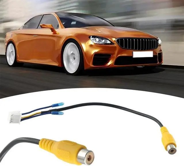 Alt view image 6 of 6 - Acaigel 10 Pin Car Android Radio Rear View Backup Camera Cable Connector Auto Rca Reversing Rear View Cable Adaptor