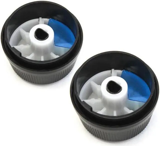 Alt view image 2 of 5 - Yassdwbn 2 Control Knobs Fan Speed Heater A/C For Honda Accord 1998-2000 Temperature