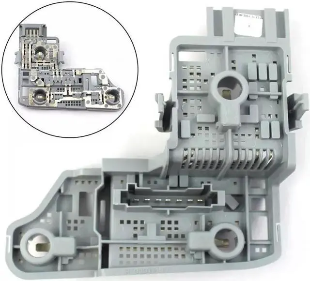 Alt view image 6 of 6 - Yassdwbn Rear Left Tail Light Bulb Holder A2048202277 For Mercedes C Class W204 2012-2014