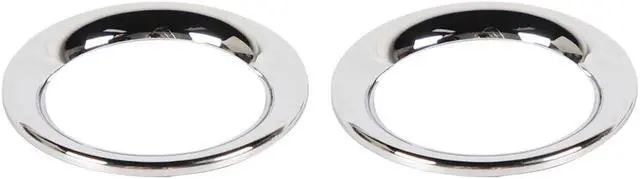 Alt view image 3 of 6 - Acaigel 2X Chrome Front Door Speaker Trim Ring For Jeep Grand Cherokee Durango 2011-2021