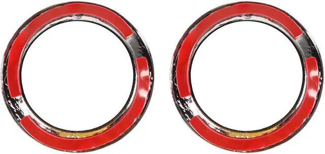 Alt view image 5 of 6 - Acaigel 2X Chrome Front Door Speaker Trim Ring For Jeep Grand Cherokee Durango 2011-2021