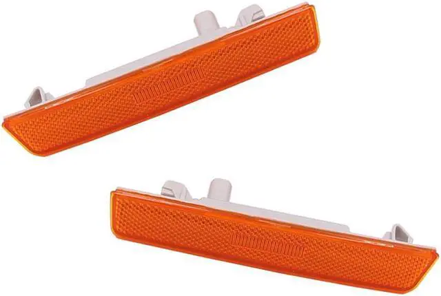 Alt view image 5 of 5 - Paiying 1 Pair Front Side Marker Signal Park Light w/ Bulbs For Dodge 2015-19 Challenger