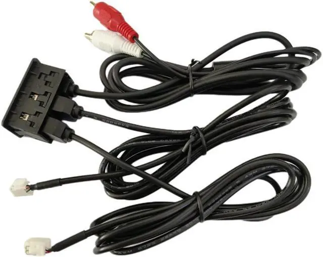 Main image of Acaigel Car Navigation 4 Pin 6 Pin To Dual Usb+Rca Audio Input Aux Port Panel Interface Extension Cable Adapter Panel