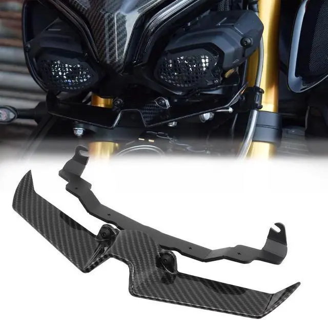 Alt view image 2 of 5 - Yassdwbn Motorcycle Front Spoiler Abs Carbon Fiber Style Fit For Yamaha Mt-10 Mt-10 Sp 2022-