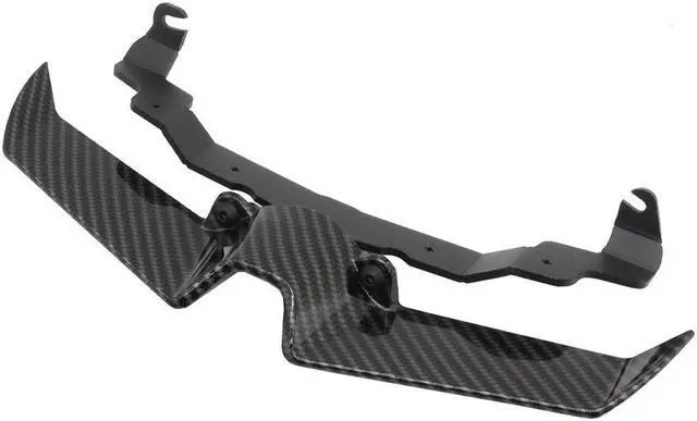 Alt view image 4 of 5 - Yassdwbn Motorcycle Front Spoiler Abs Carbon Fiber Style Fit For Yamaha Mt-10 Mt-10 Sp 2022-