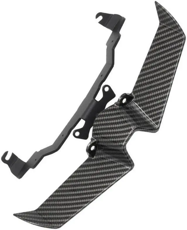 Alt view image 5 of 5 - Yassdwbn Motorcycle Front Spoiler Abs Carbon Fiber Style Fit For Yamaha Mt-10 Mt-10 Sp 2022-