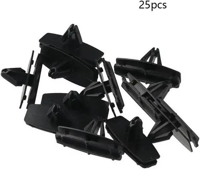 Alt view image 2 of 6 - Acaigel 25Pcs 68039280Aa Fender Flare & Rocker Moulding Clips For Jeep Wrangler Jk