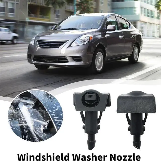 Alt view image 5 of 5 - Acaigel 2Pcs Windshield Washer Nozzle 28931-Zw80A For Nissan Versa 2009-2012