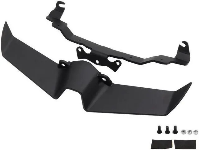 Alt view image 2 of 5 - Yassdwbn Motorcycle Front Spoiler Abs Black For Yamaha Mt-10 Mt-10 Sp 2022-