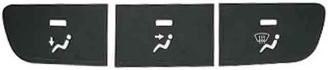 Alt view image 3 of 5 - Yassdwbn A/C Climate Control Button Decals Sticker Set For Buick Verano Encore 2013-2015