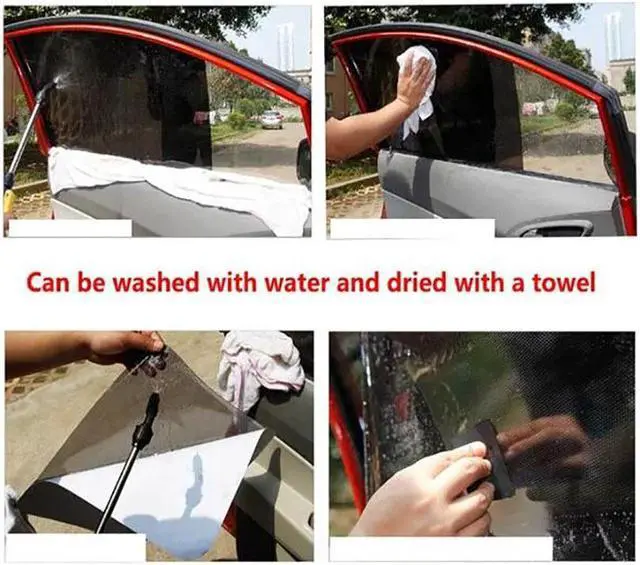 Main image of Yassdwbn 2* Universal Car Window Sun Shade Cover Electrostatic Adsorption Flim 28.35" X 20.47"