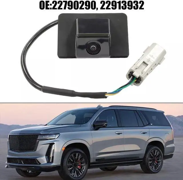 Alt view image 6 of 6 - Acaigel Rear View Backup Camera 22790290 For Chevrolet Suburban Tahoe Cadillac Escalade