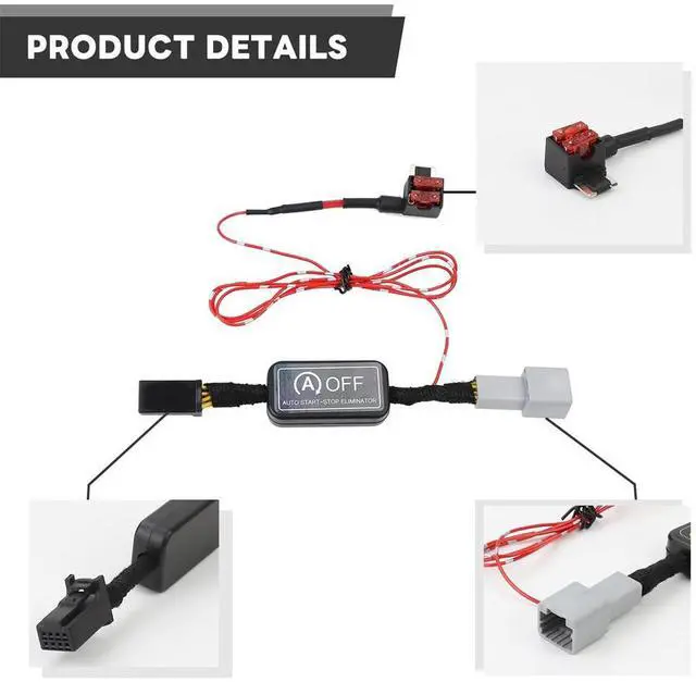 Alt view image 6 of 6 - Acaigel Auto Start Stop A-Off Cable For Subaru Legacy 2015-2020 Plastic Set