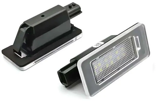 Alt view image 4 of 5 - Acaigel 2pcs 265108990E LED License Number Plate Light For Nissan
