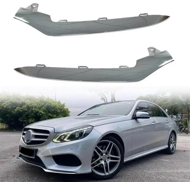 Alt view image 6 of 6 - Acaigel Front Bumper Chrome Trim Molding PAIR L&R For Mercedes W212 E350 2014 -2016