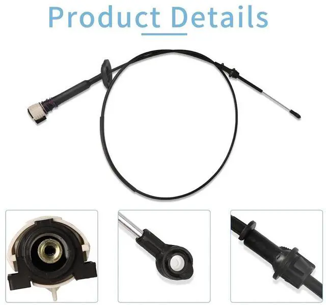 Alt view image 3 of 5 - Acaigel Automatic Transmission Shifter Cable-Auto Trans Shifter Cable 12477640 For Chevy