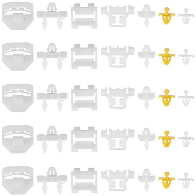 Main image of Acaigel 35pcs Side Trim Clips Kit Fit for Mercedes-Benz 190 Series W201 190E 190D A0069883578 0019885081