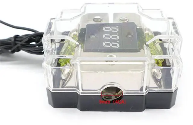 Alt view image 5 of 5 - Acaigel New Car Audio Amplifier Fuse Holder Power Fuse Distribution Block Splitter 100A