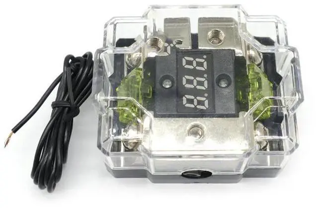 Alt view image 2 of 5 - Acaigel New Car Audio Amplifier Fuse Holder Power Fuse Distribution Block Splitter 100A