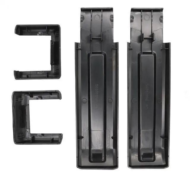Alt view image 3 of 5 - Acaigel Matt Black Exterior Tailgate Door Hinge Cover Trims for Jeep Wrangler JK 2007-18