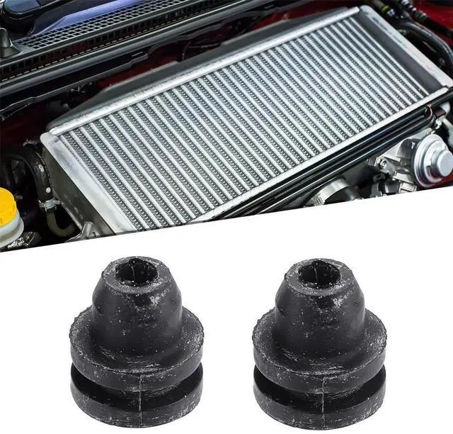 Alt view image 2 of 5 - Acaigel 2Pcs Rubber Radiator Mount Bushings Lower For Nissan Pathfinder 1996-2006