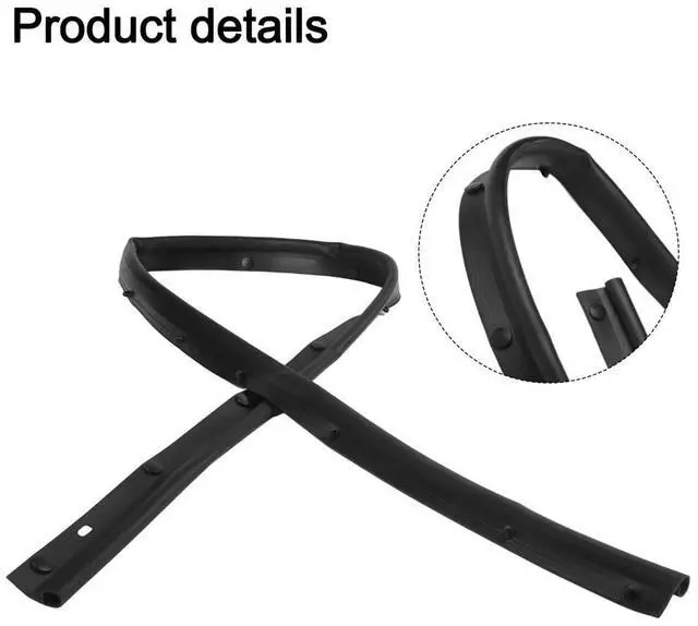 Alt view image 5 of 5 - Acaigel Headlamp Cover To Hood Seal 53183-60071 For Toyota 98-07 Land Cruiser