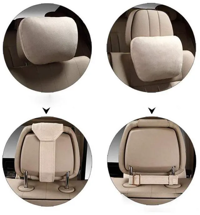 Alt view image 4 of 7 - Acaigel Car Headrest Neck Support,Seat Design Soft  Adjustable Car Pillow Neck Rest Cushion 1PC