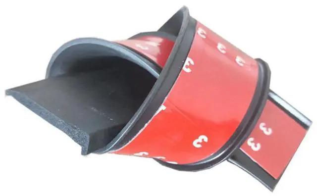 Alt view image 5 of 7 - Paiying 2x 1.5M Width 6cm Wheel Fender Flare Extension Rubber Arch Extenders Decorative