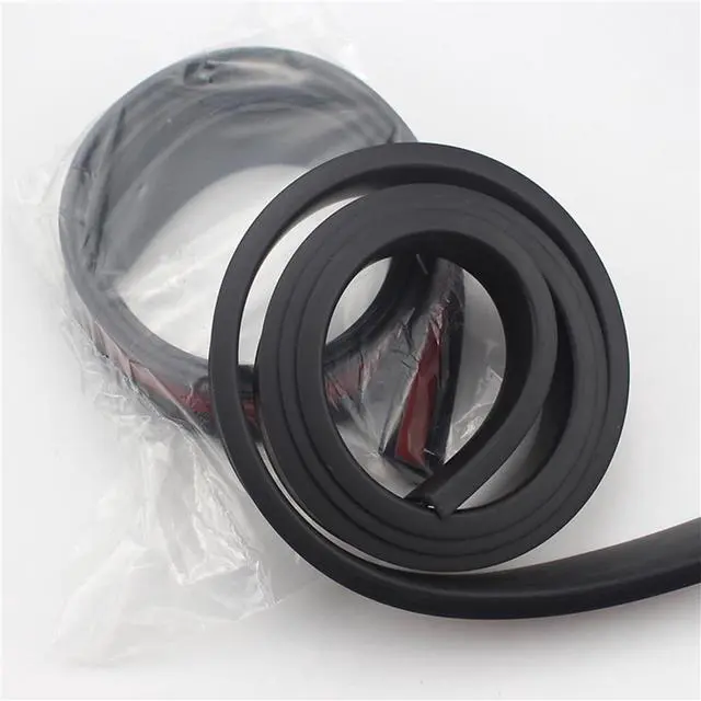 Alt view image 3 of 7 - Paiying 2x 1.5M Width 6cm Wheel Fender Flare Extension Rubber Arch Extenders Decorative