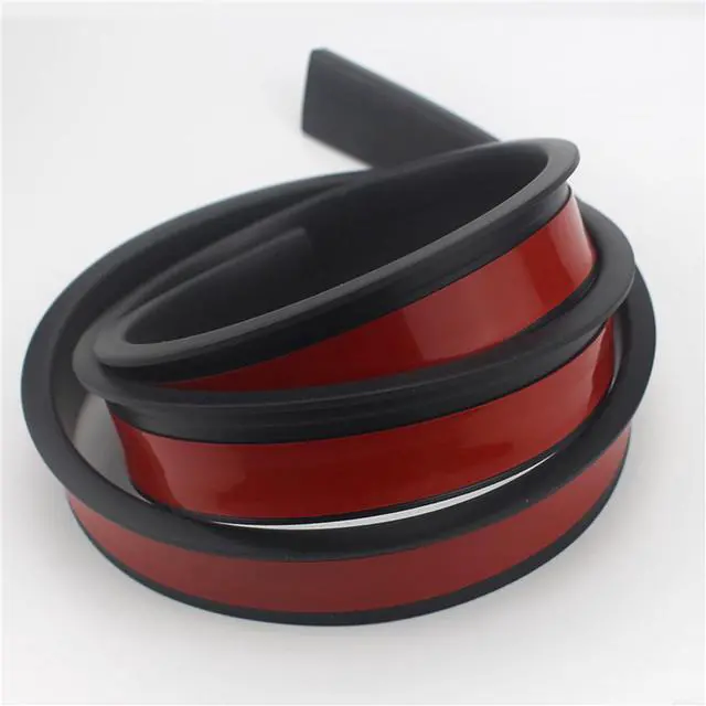 Alt view image 7 of 7 - Paiying 2x 1.5M Width 6cm Wheel Fender Flare Extension Rubber Arch Extenders Decorative