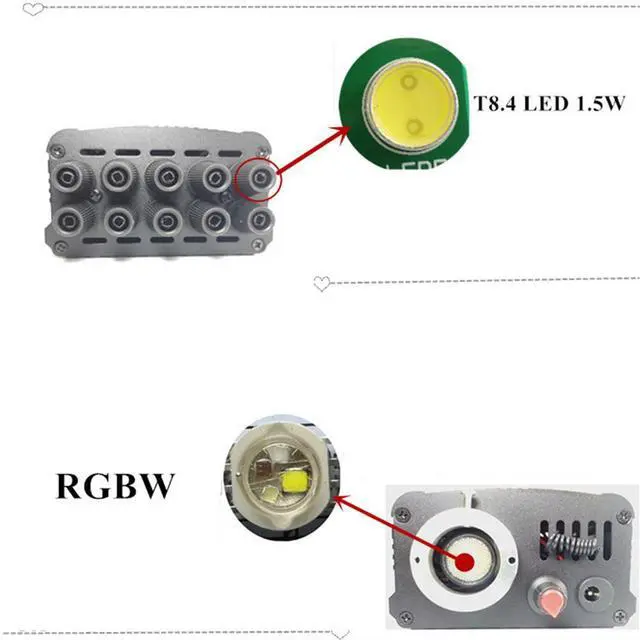 Alt view image 7 of 7 - Acaigel 850x Fiber Optic 16W RGBW LED Car Headliner Star Light Roof Ceiling Meteor Lamp