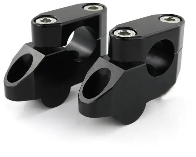 Main image of Acaigel 1Pair 7/8" Motorcycle Extension Back Moved Up Handlebar Risers Black Aluminum