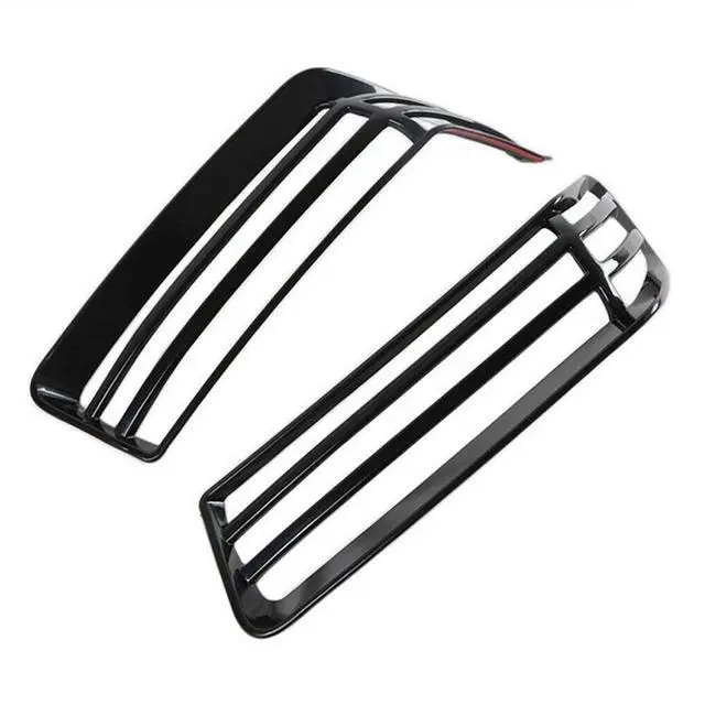 Alt view image 7 of 7 - Acaigel Front Wheel Eyebrow Lamp Cover Trim Glossy Black For Jeep Wrangler 2018-2022 US