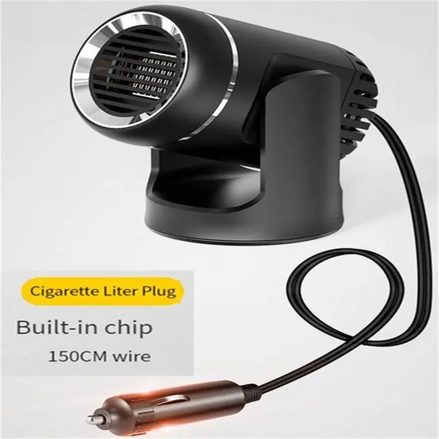 Alt view image 7 of 7 - Paiying 24V 360 Degree Rotary Electric Car Air Heater Cooling Fan Windshield Defroster Defogger